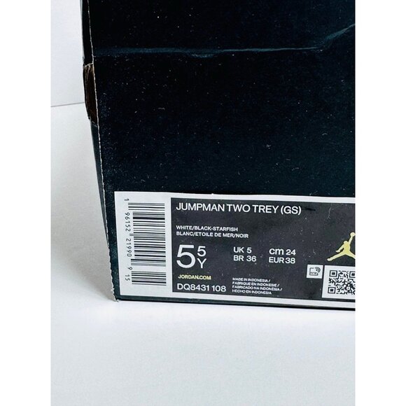 5.5Y | FITS WOMENS 7 JUMPMAN TWO TREY GS MULTICOLOR DQ8431 108 - Picture 8 of 8